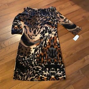 Jessica Simpson animal print dress